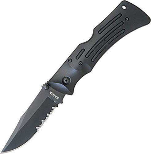 Ka-Bar 2-3051-6 Mule Field Folder Knife, Black, Large