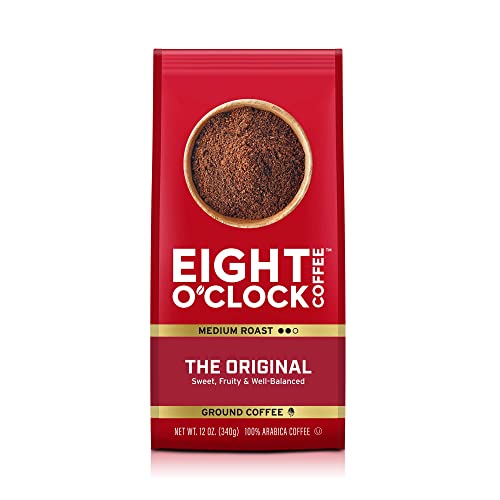 Eight O'Clock Ground Coffee, The Original, 12 Ounce (Pack of 6)