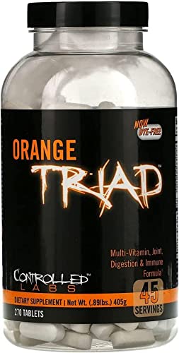 Controlled Labs Orange Triad, 270-Count Bottle